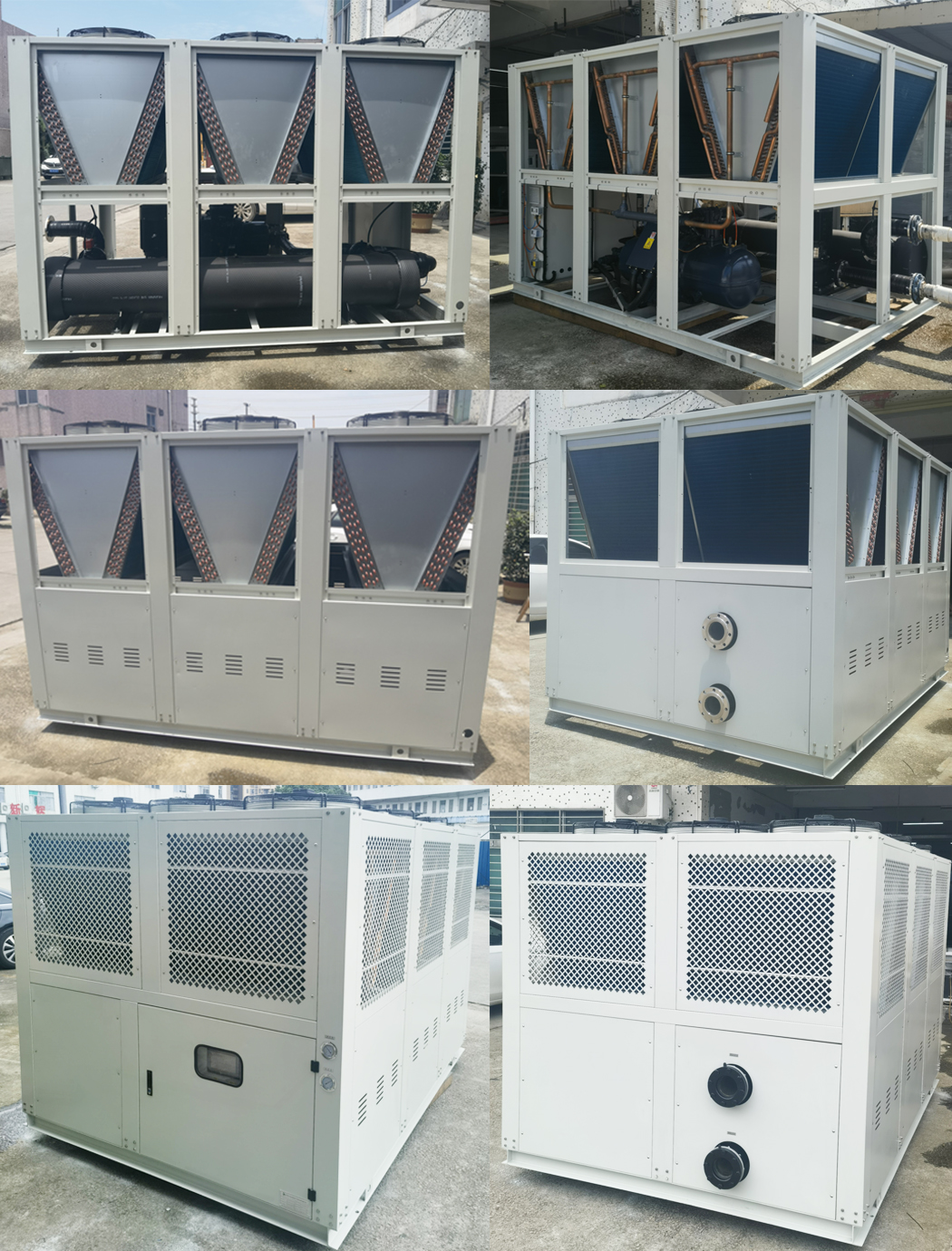 Industrial air cooled chiller 80 tr