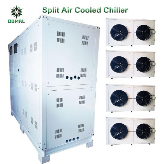 30 Ton Split Air cooled chiller with Outdoor Condensing unit