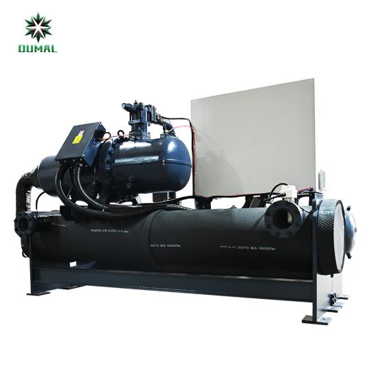 100 hp water cooled screw chiller