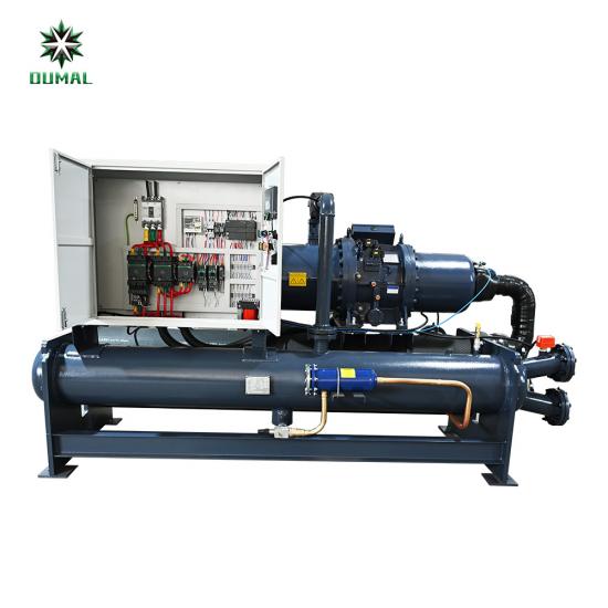 100 hp water cooled screw chiller