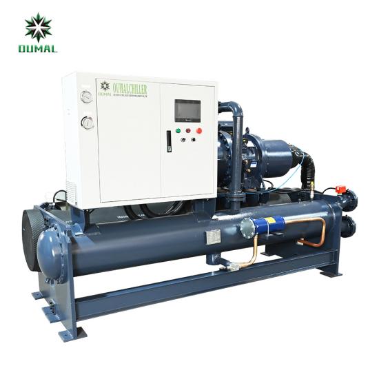 100 hp water cooled screw chiller