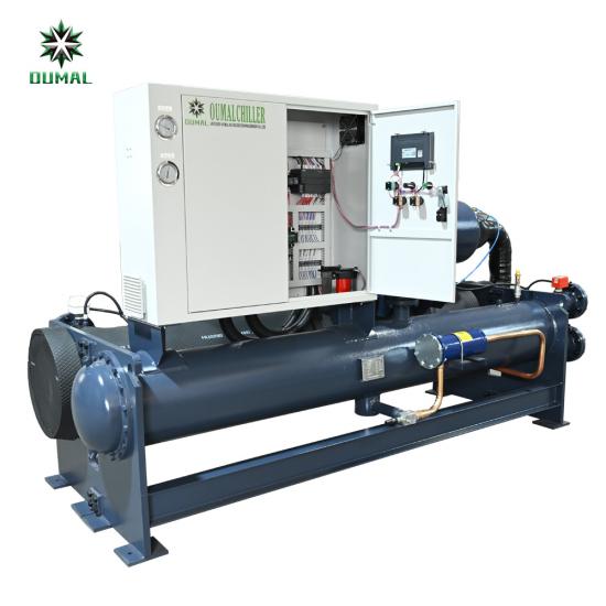 100 hp water cooled screw chiller