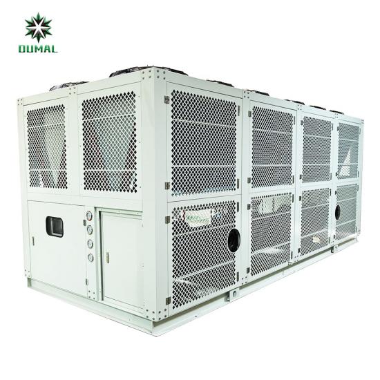 Outdoor chillers for industrial process cooling